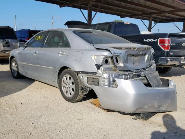 4T1BB46K09U074717 - 2009 TOYOTA CAMRY HYBR SILVER photo 3