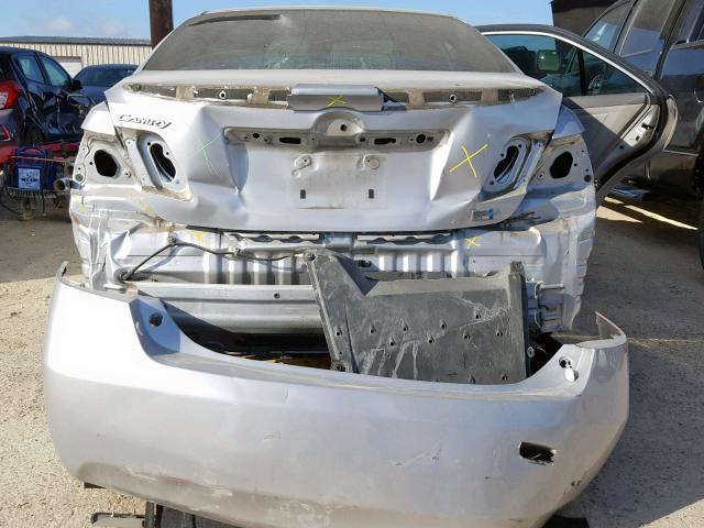 4T1BB46K09U074717 - 2009 TOYOTA CAMRY HYBR SILVER photo 9