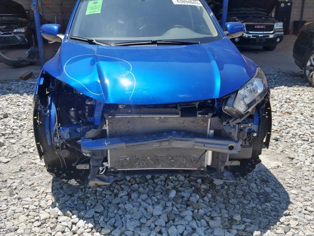 3CZRU6H53JM715538 - 2018 HONDA HR-V EX BLUE photo 9