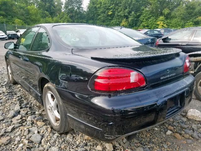 1G2WP12K0YF190695 - 2000 PONTIAC GRAND PRIX BLACK photo 3