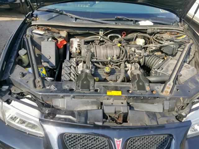 1G2WP12K0YF190695 - 2000 PONTIAC GRAND PRIX BLACK photo 7