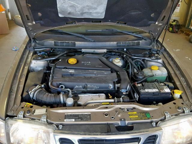 YS3DF58K722002833 - 2002 SAAB 9-3 SE TAN photo 7