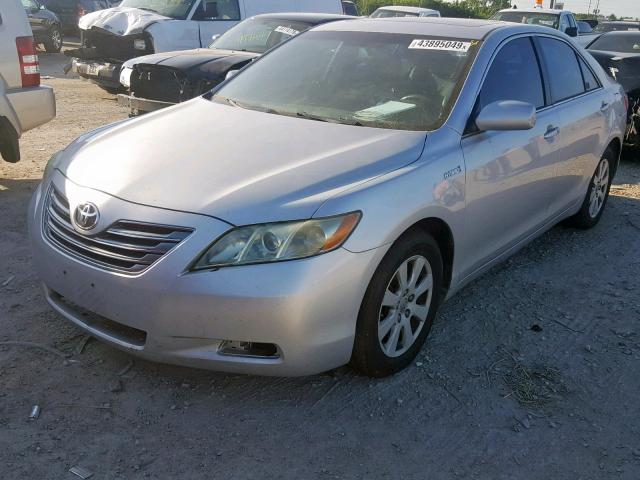 4T1BB46K49U077572 - 2009 TOYOTA CAMRY HYBR SILVER photo 2