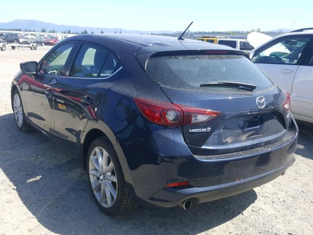 3MZBN1L79HM106929 - 2017 MAZDA 3 TOURING BLUE photo 3