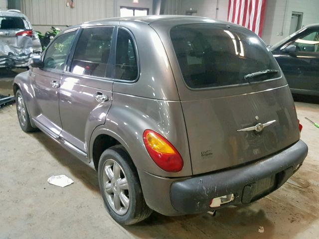 3C8FY68B92T355278 - 2002 CHRYSLER PT CRUISER GRAY photo 3