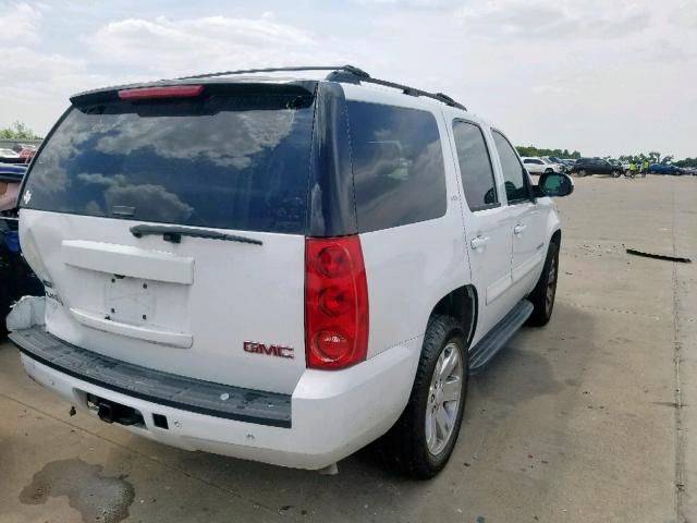 1GKFC13028R225468 - 2008 GMC YUKON WHITE photo 4