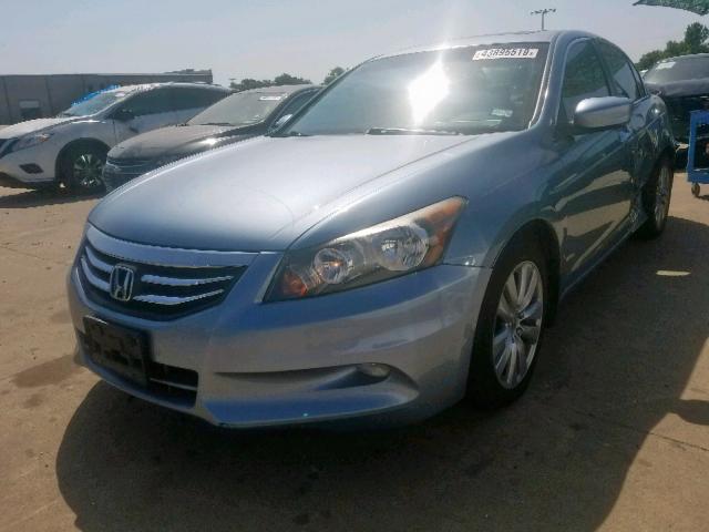 1HGCP3F83BA014402 - 2011 HONDA ACCORD EXL BLUE photo 2