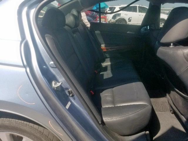 1HGCP3F83BA014402 - 2011 HONDA ACCORD EXL BLUE photo 6