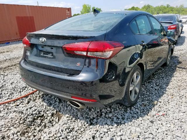 3KPFL4A77JE262286 - 2018 KIA FORTE LX BLACK photo 4