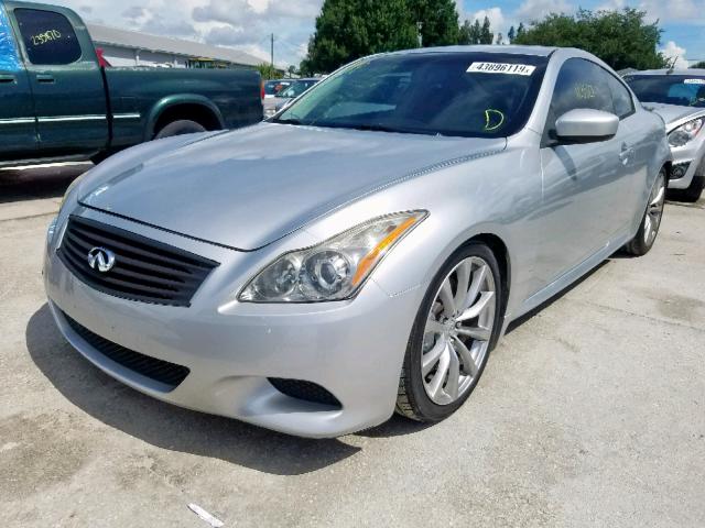 JNKCV64E48M110513 - 2008 INFINITI G37 BASE SILVER photo 2