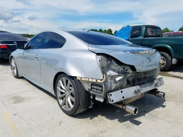 JNKCV64E48M110513 - 2008 INFINITI G37 BASE SILVER photo 3