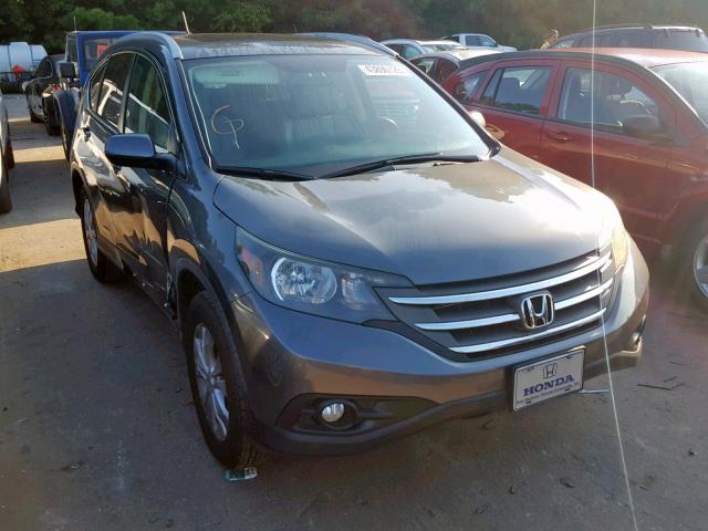 5J6RM3H7XDL030247 - 2013 HONDA CR-V EXL GRAY photo 1