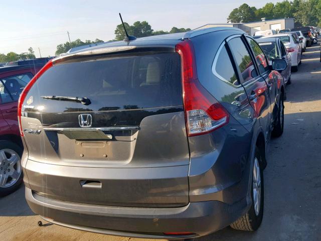 5J6RM3H7XDL030247 - 2013 HONDA CR-V EXL GRAY photo 4