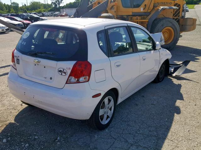 KL1TD66697B756559 - 2007 CHEVROLET AVEO BASE Ağ foto 4