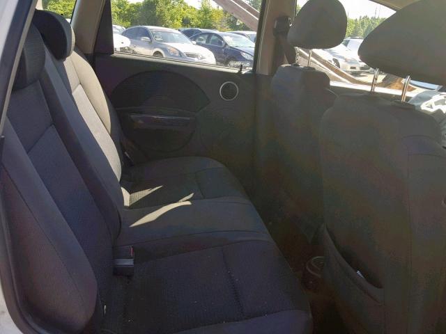 KL1TD66697B756559 - 2007 CHEVROLET AVEO BASE Ağ foto 6