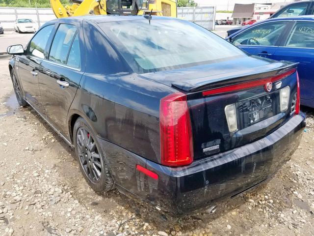 1G6DL67A380210665 - 2008 CADILLAC STS BLACK photo 3