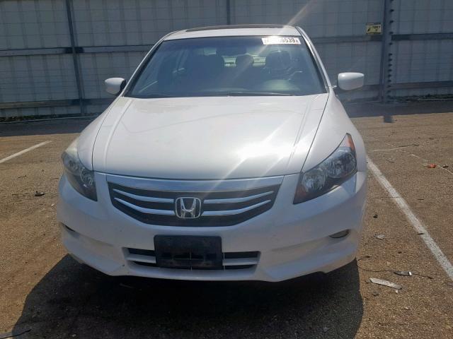 1HGCP3F86BA031405 - 2011 HONDA ACCORD EXL WHITE photo 9