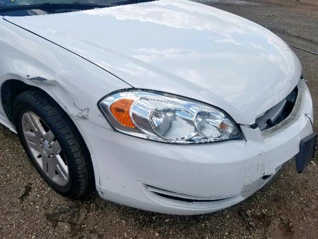 2G1WB5E3XE1140226 - 2014 CHEVROLET IMPALA LIM WHITE photo 10