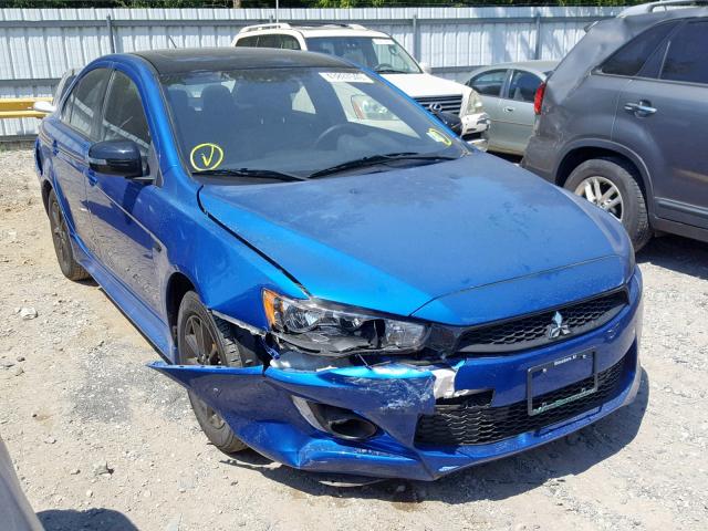 JA32U2FU0HU009920 - 2017 MITSUBISHI LANCER ES BLUE photo 1