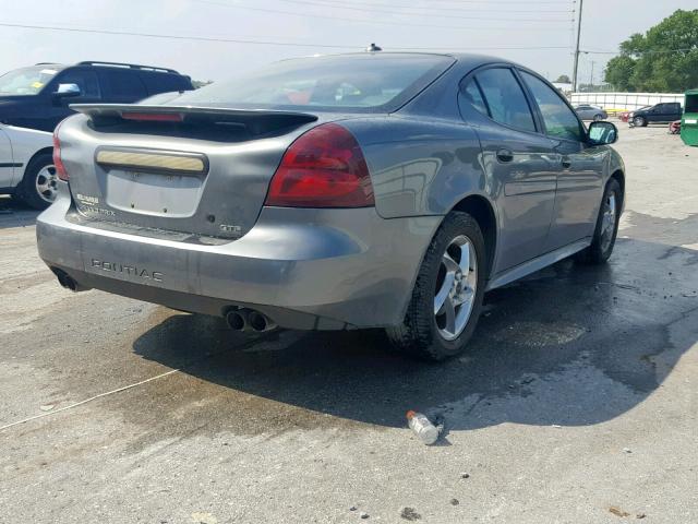 2G2WR544841323169 - 2004 PONTIAC GRAND PRIX GRAY photo 4
