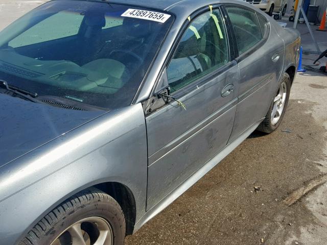 2G2WR544841323169 - 2004 PONTIAC GRAND PRIX GRAY photo 9