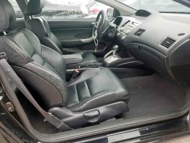 2HGFG1B99BH518034 - 2011 HONDA CIVIC EXL BLACK photo 5