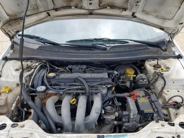 1B3EJ46X9YN275560 - 2000 DODGE STRATUS SE WHITE photo 7