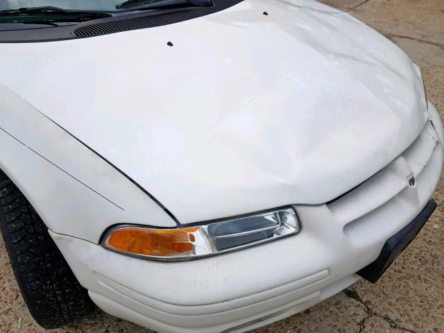 1B3EJ46X9YN275560 - 2000 DODGE STRATUS SE WHITE photo 9