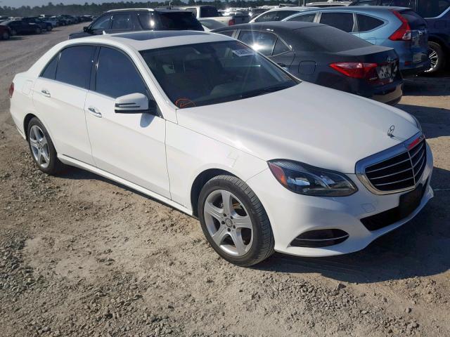 WDDHF5KB1EA939162 - 2014 MERCEDES-BENZ E 350 WHITE photo 1