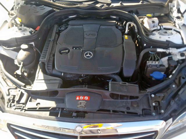 WDDHF5KB1EA939162 - 2014 MERCEDES-BENZ E 350 WHITE photo 7