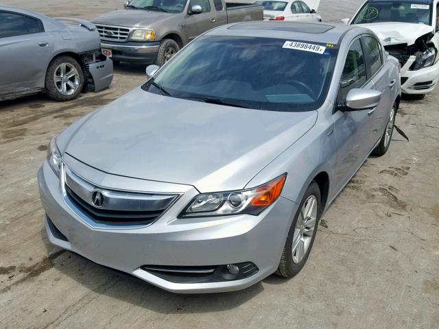 19VDE3F34EE300217 - 2014 ACURA ILX HYBRID SILVER photo 2