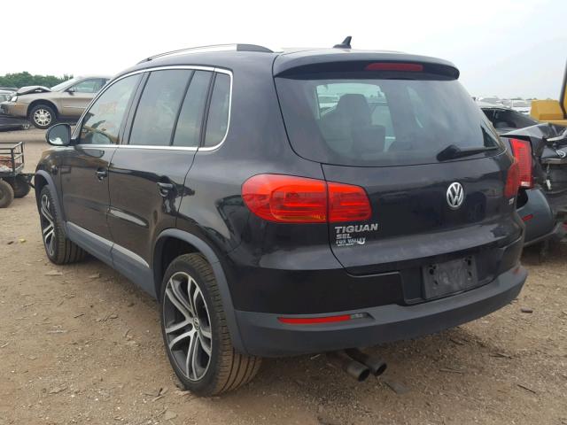 WVGVV7AX2HK011198 - 2017 VOLKSWAGEN TIGUAN SEL BLACK photo 3