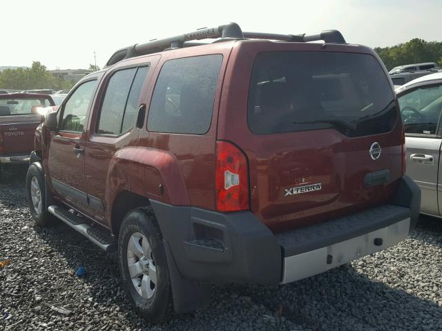 5N1AN0NW4DN817978 - 2013 NISSAN XTERRA X RED photo 3