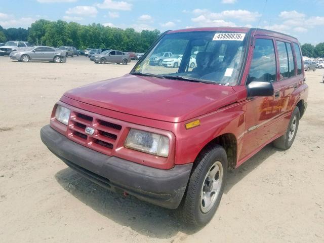 2CNBE1364V6928212 - 1997 GEO TRACKER RED photo 2