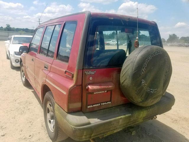 2CNBE1364V6928212 - 1997 GEO TRACKER RED photo 3