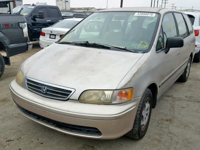 JHMRA3842WC010273 - 1998 HONDA ODYSSEY LX GOLD photo 2