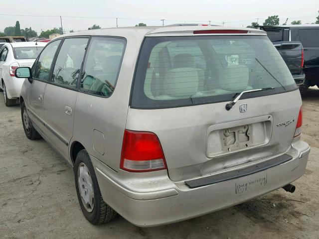 JHMRA3842WC010273 - 1998 HONDA ODYSSEY LX GOLD photo 3