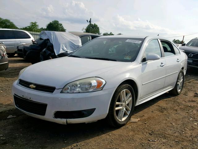 2G1WC5EM5B1198634 - 2011 CHEVROLET IMPALA LTZ WHITE photo 2