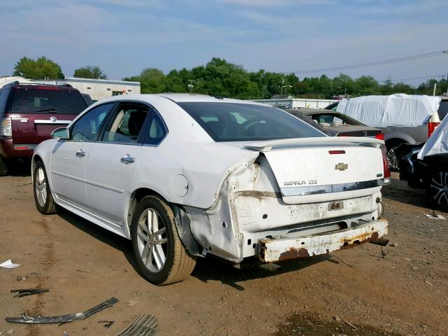 2G1WC5EM5B1198634 - 2011 CHEVROLET IMPALA LTZ WHITE photo 3