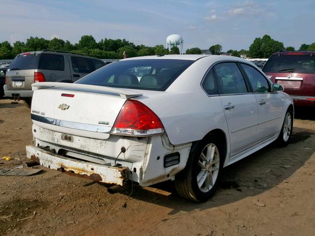 2G1WC5EM5B1198634 - 2011 CHEVROLET IMPALA LTZ WHITE photo 4