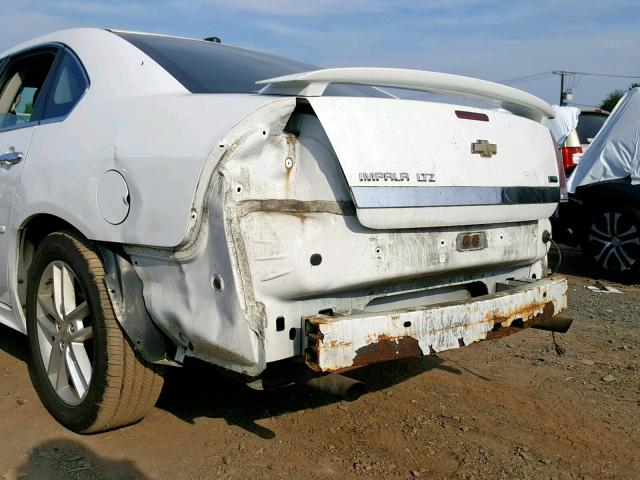 2G1WC5EM5B1198634 - 2011 CHEVROLET IMPALA LTZ WHITE photo 9