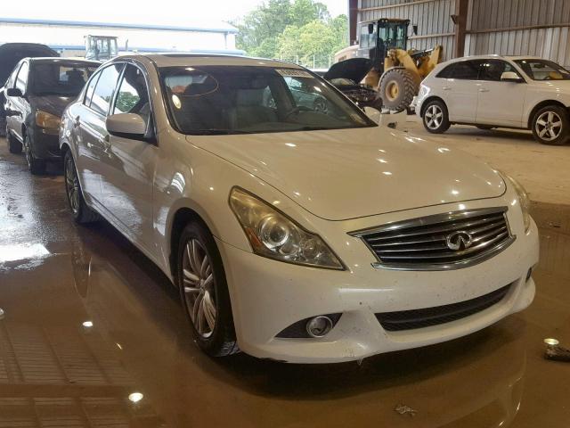 JN1CV6AP2BM305303 - 2011 INFINITI G37 BASE WHITE photo 1