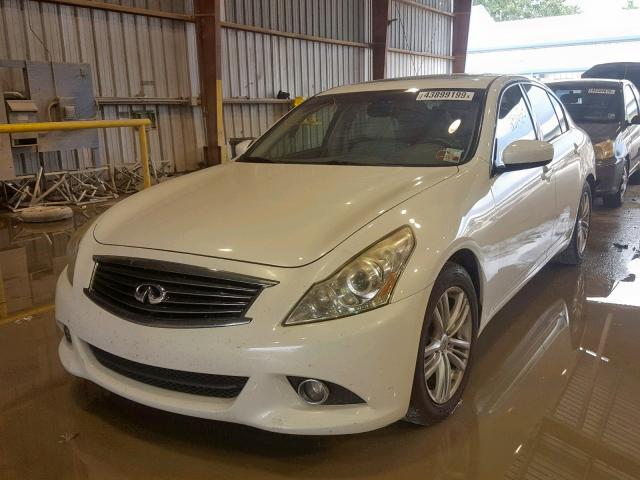 JN1CV6AP2BM305303 - 2011 INFINITI G37 BASE WHITE photo 2