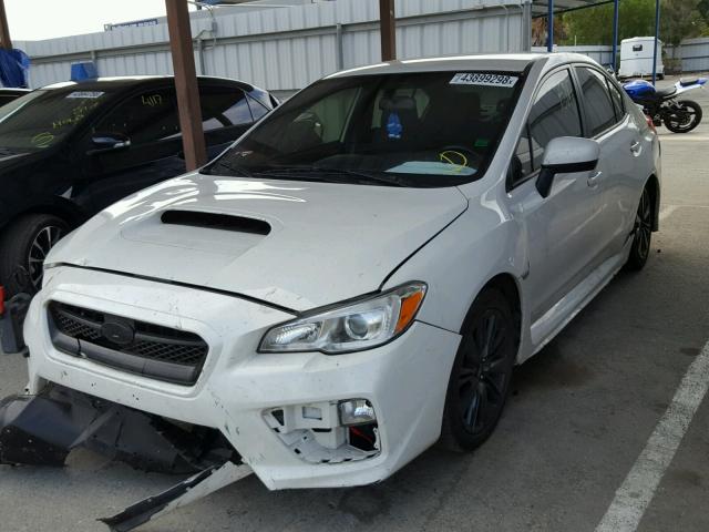 JF1VA1A61F9816429 - 2015 SUBARU WRX WHITE photo 2