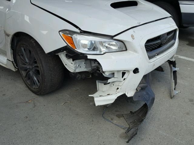 JF1VA1A61F9816429 - 2015 SUBARU WRX WHITE photo 9