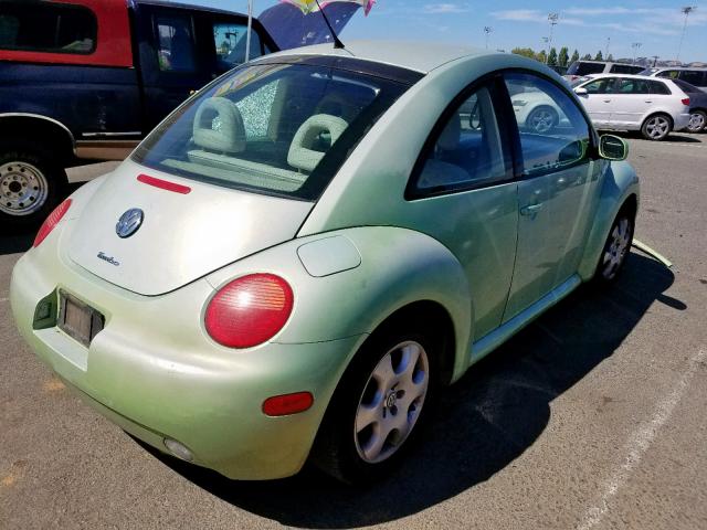 3VWCD21C62M404648 - 2002 VOLKSWAGEN NEW BEETLE მწვანე ფოტო 4