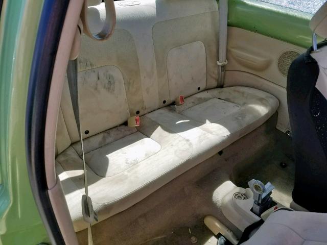 3VWCD21C62M404648 - 2002 VOLKSWAGEN NEW BEETLE მწვანე ფოტო 6