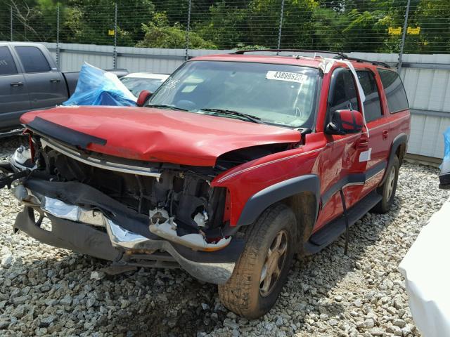 1GNEC16Z52J155950 - 2002 CHEVROLET SUBURBAN C RED photo 2