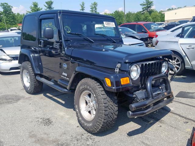 1J4FA39S55P369586 - 2005 JEEP WRANGLER X BLACK photo 1