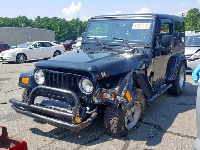 1J4FA39S55P369586 - 2005 JEEP WRANGLER X BLACK photo 2